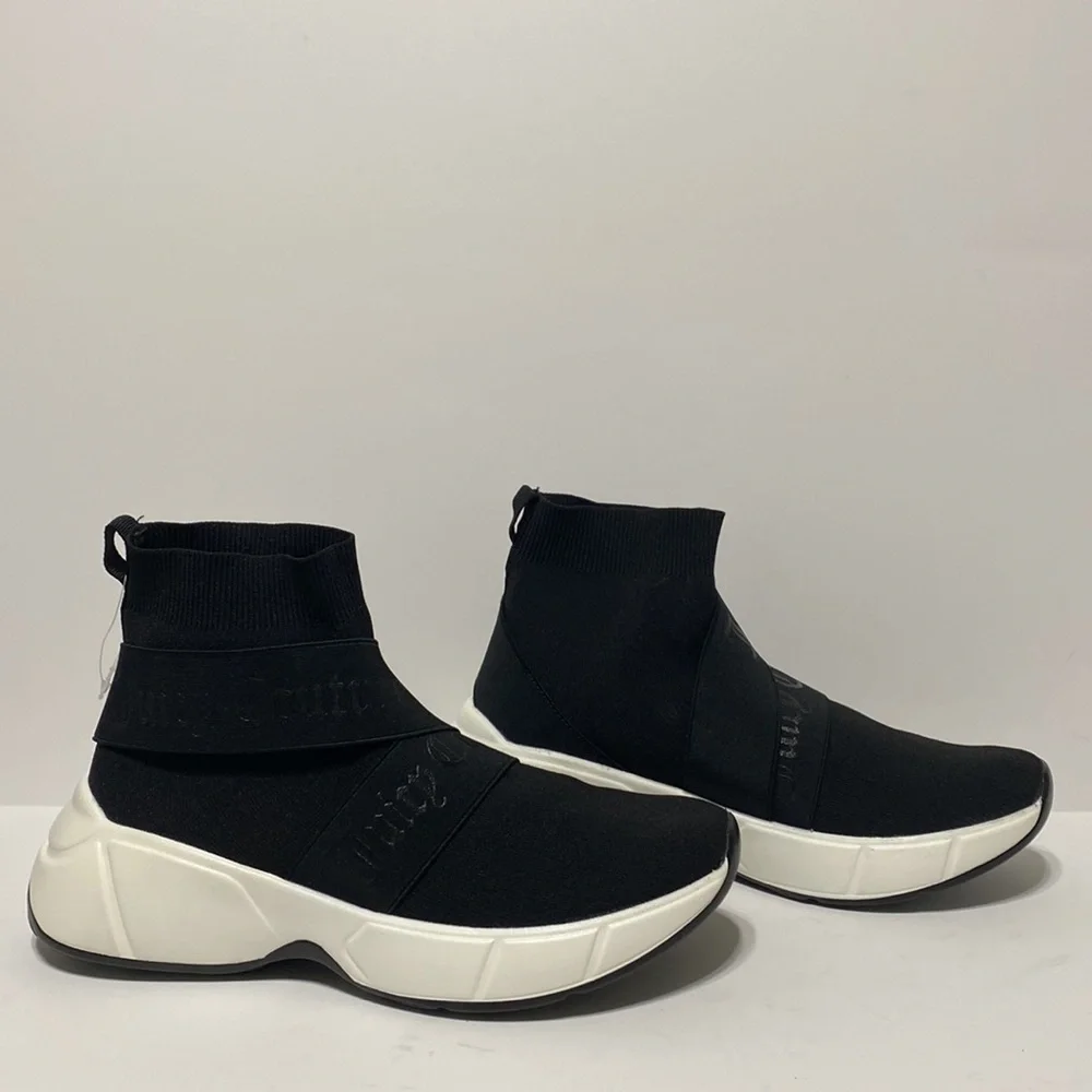 Juicy Couture Black NWOB Ariella Knit Sock Sneakers